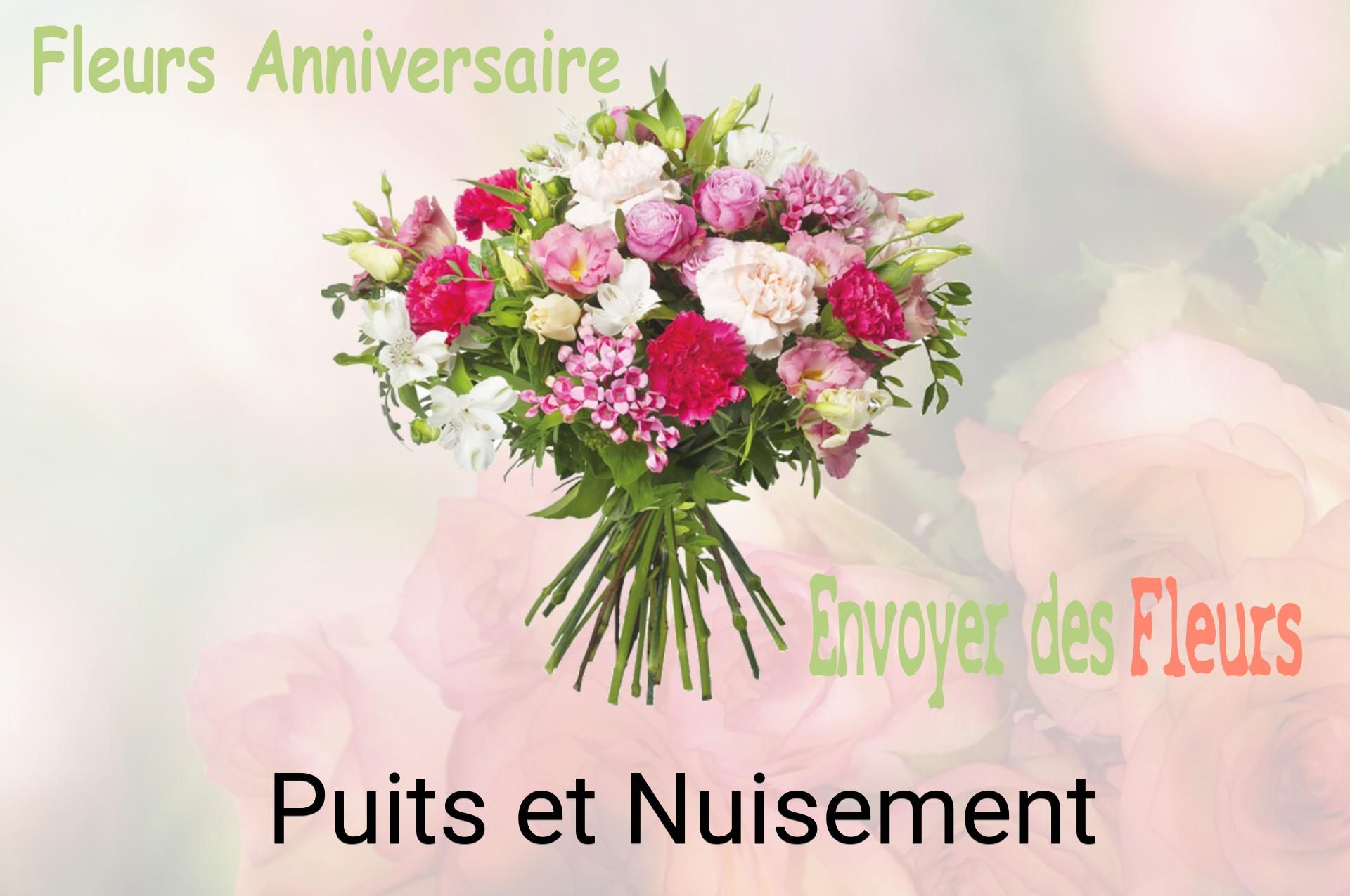 Bouquet de fleurs d’anniversaire livré à Puits-et-Nuisement