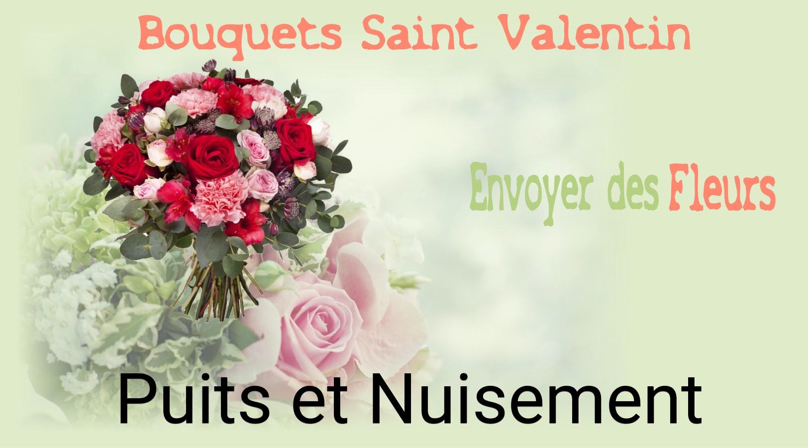 Roses de Saint-Valentin livrées à Puits-et-Nuisement